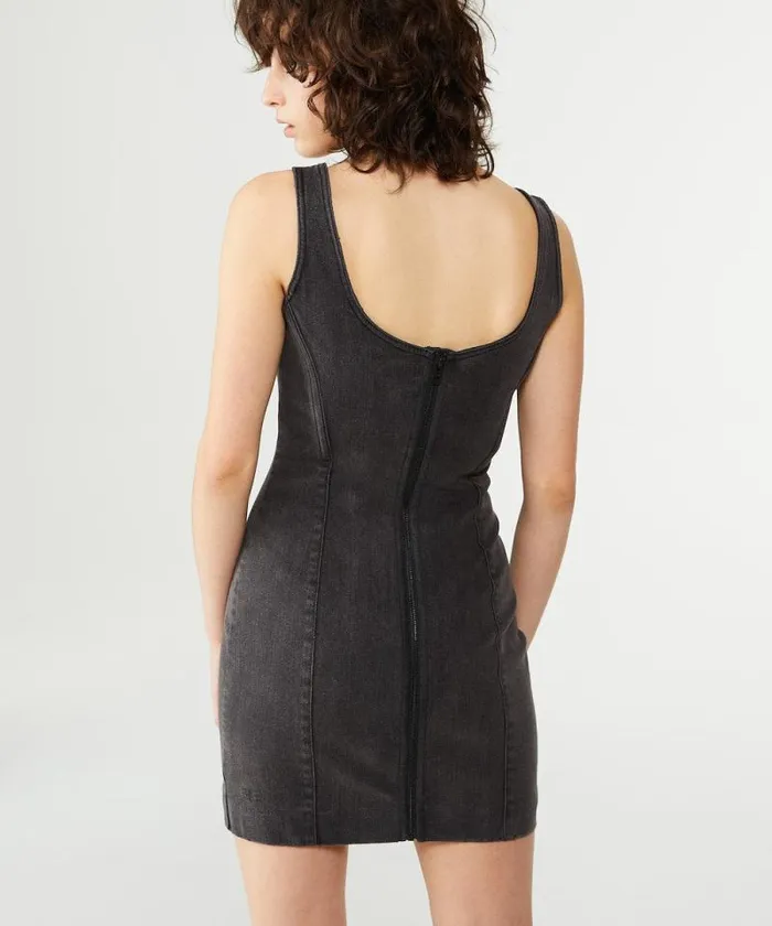 Ksubi Crimez Mini Dress Vamp Black Womens Dresses