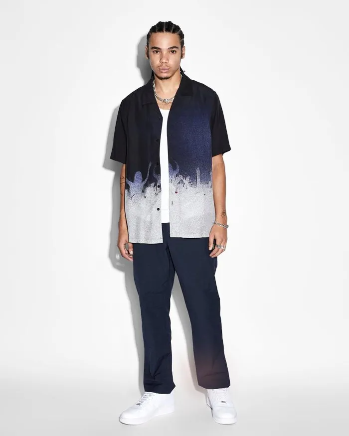 Ksubi Dance Klass Resort Ss Shirt Multi Mens Shirts