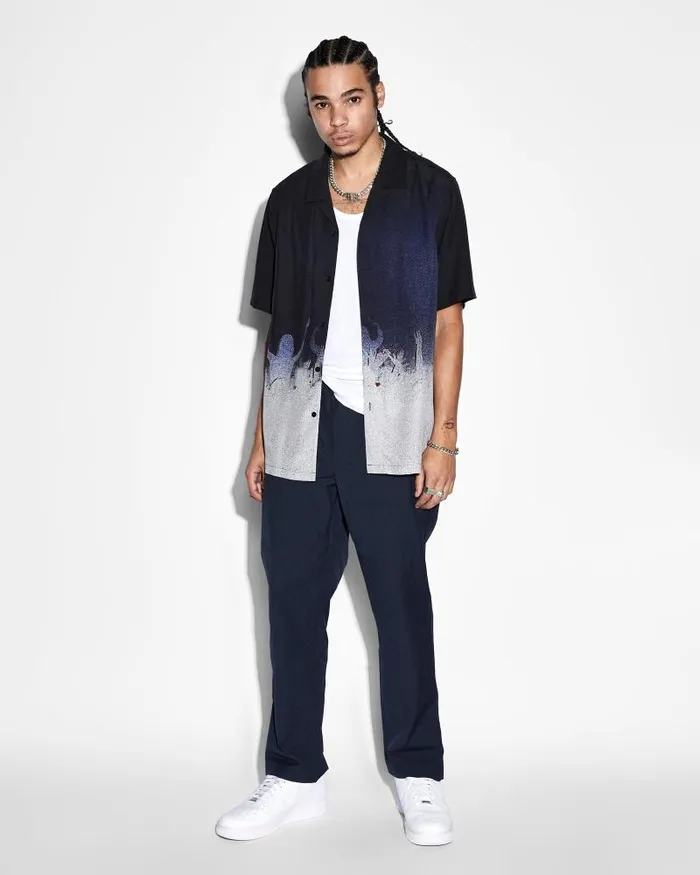 Ksubi Dance Klass Resort Ss Shirt Multi Mens Shirts