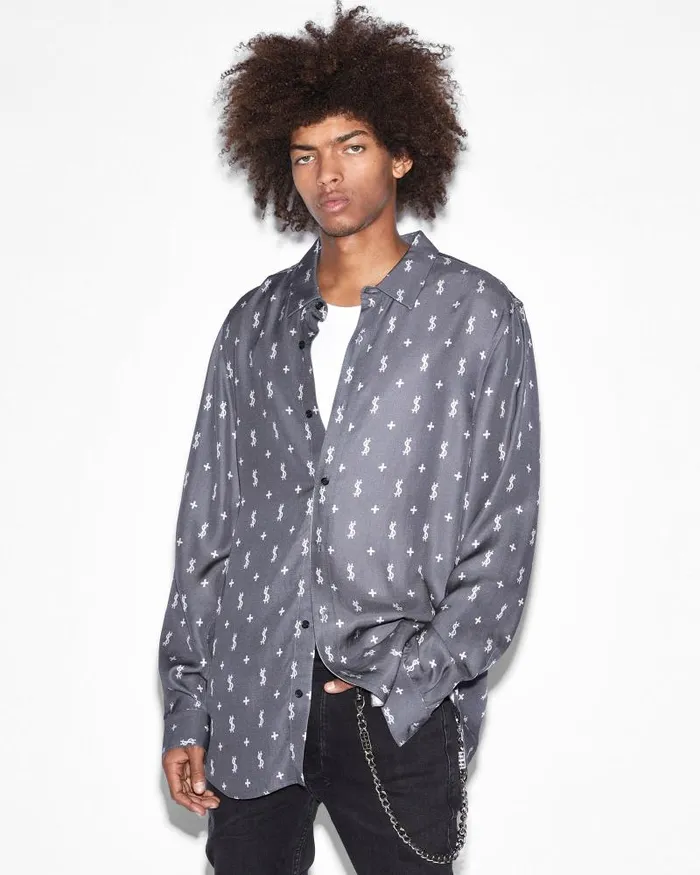 Ksubi Dollagram Downtown Ls Shirt Black Mens Shirts
