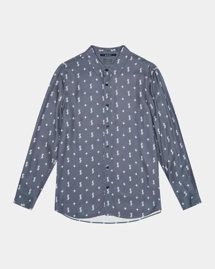 Ksubi Dollagram Downtown Ls Shirt Black Mens Shirts