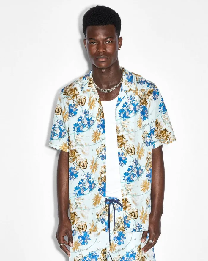 Ksubi Floralist Resort Ss Shirt Multi Mens Shirts