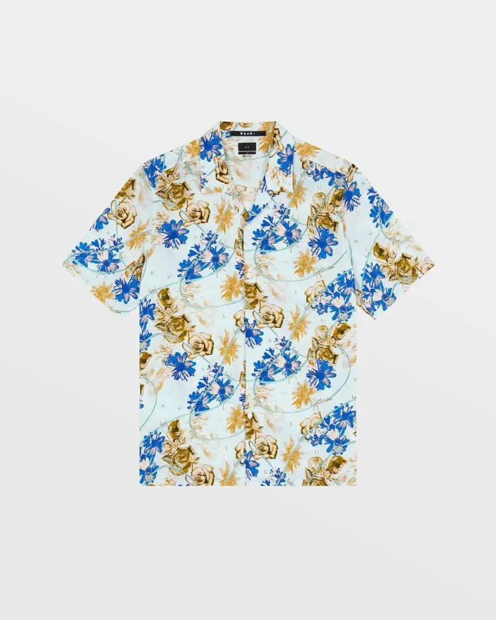 Ksubi Floralist Resort Ss Shirt Multi Mens Shirts