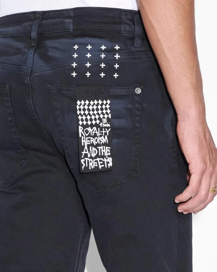 Ksubi Hazlow Ghosted Angels Mens Tapered