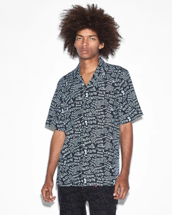 Ksubi Heroism Ss Shirt Black Mens Shirts