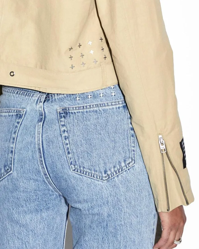 Ksubi Incognito Bikertrench Khaki Womens Jackets
