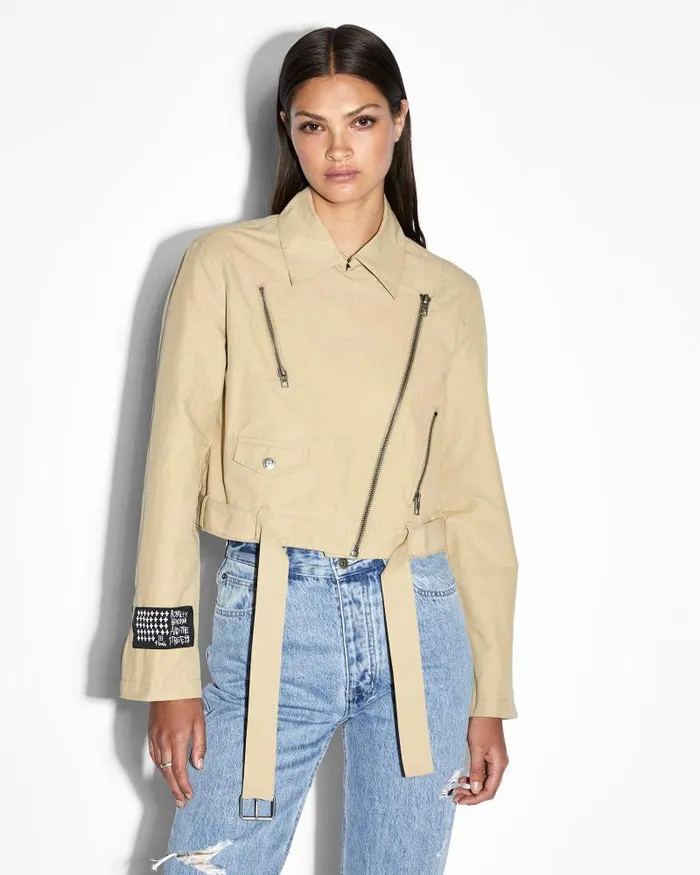 Ksubi Incognito Bikertrench Khaki Womens Jackets