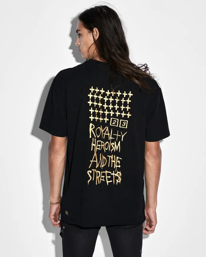 Ksubi Ksubi 23 Biggie Ss Tee Jet Black Mens TShirts