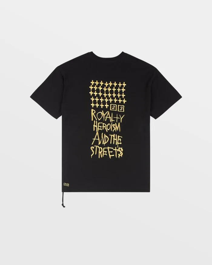 Ksubi Ksubi 23 Biggie Ss Tee Jet Black Mens TShirts