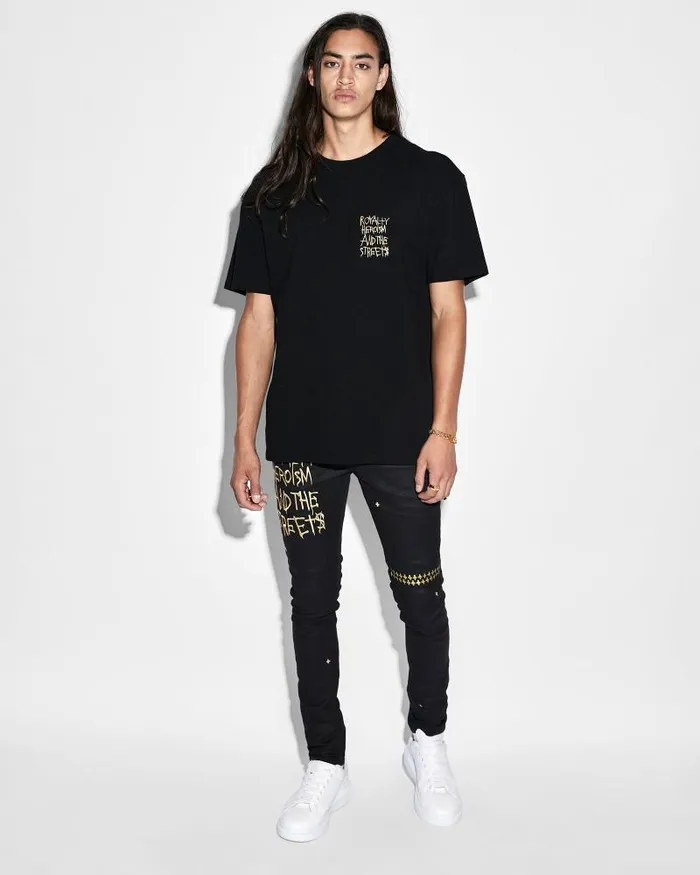 Ksubi Ksubi 23 Biggie Ss Tee Jet Black Mens TShirts