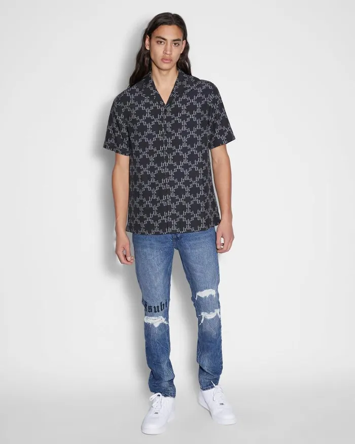 Ksubi Kult Resort Ss Shirt Black Mens Shirts