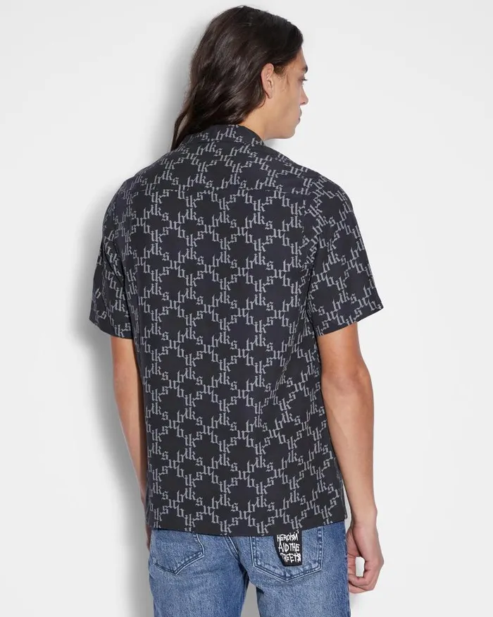 Ksubi Kult Resort Ss Shirt Black Mens Shirts