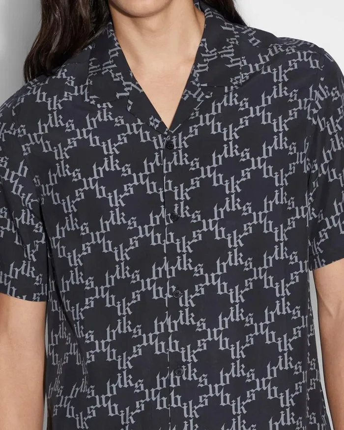 Ksubi Kult Resort Ss Shirt Black Mens Shirts