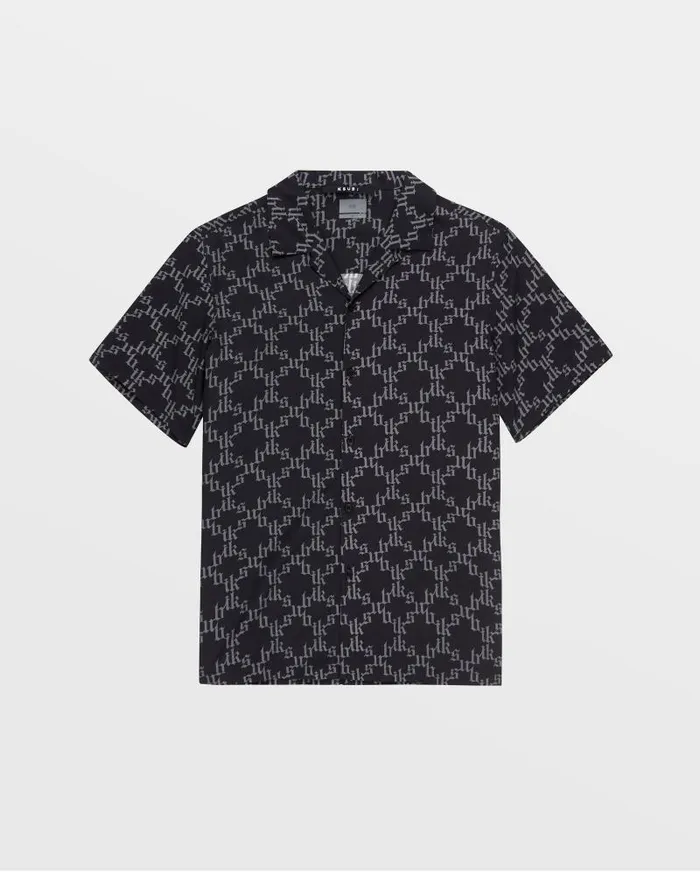 Ksubi Kult Resort Ss Shirt Black Mens Shirts