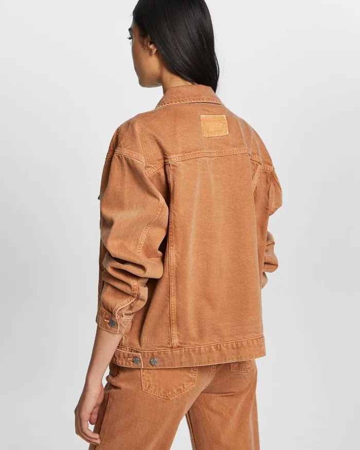 Ksubi Oversized Jacket Brown Sugar Womens Jackets