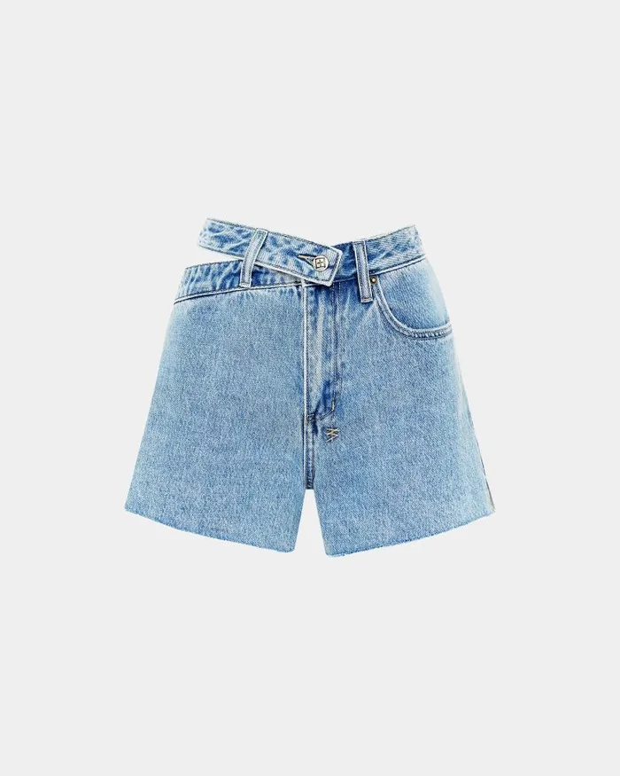 Ksubi Rise N Hi Dettached Authentik Womens Denim Shorts