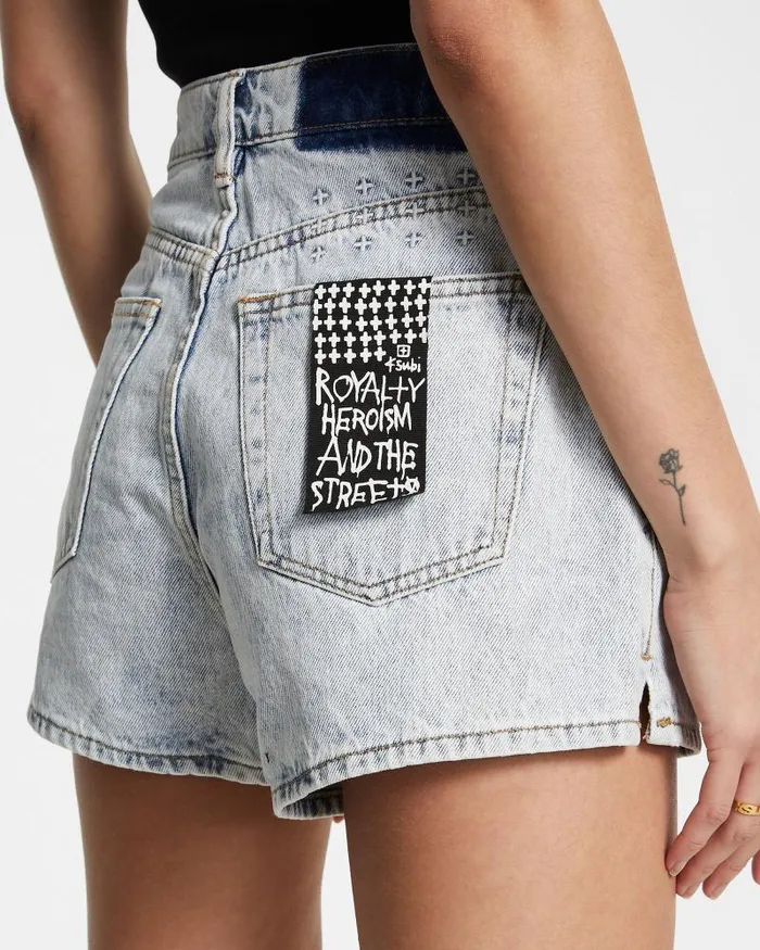 Ksubi Rise N Hi Short Mused Womens Denim Shorts