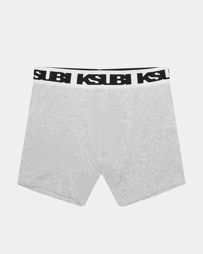 Ksubi Royalty Boxer Brief 1 Pack Grey Marle WomensMens Underwear