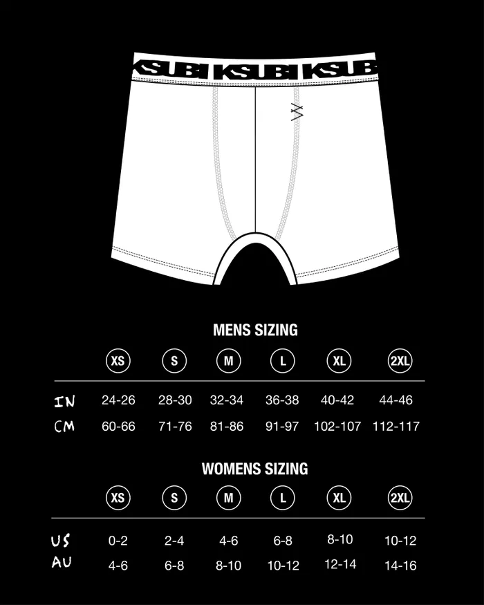Ksubi Royalty Boxer Brief 1 Pack Grey Marle WomensMens Underwear