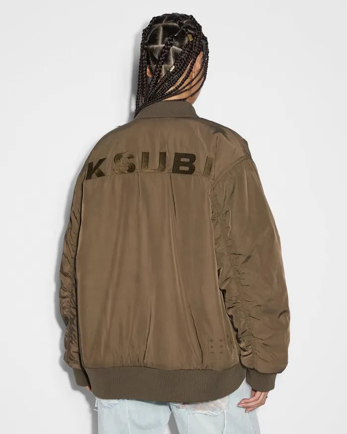 Ksubi Score Bomber Khakicedar Womens Jackets Ksubi Score Bomber Khakicedar Womens Jackets