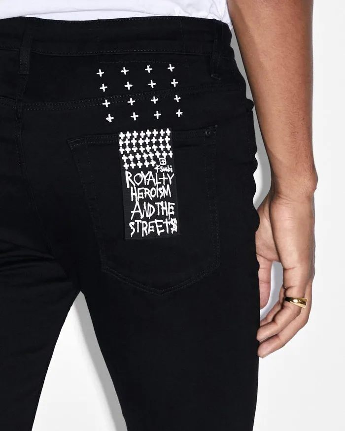 Ksubi Van Winkle Black Rebel Mens Skinny