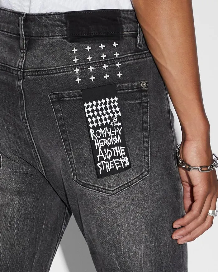Ksubi Van Winkle Chamber Black Mens Skinny