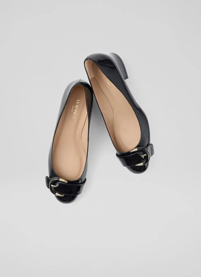LKBennett Court Shoes Women Cici Black Casual Resin Buckle Court LKBennett Court Shoes Women Cici Black Casual Resin Buckle Court