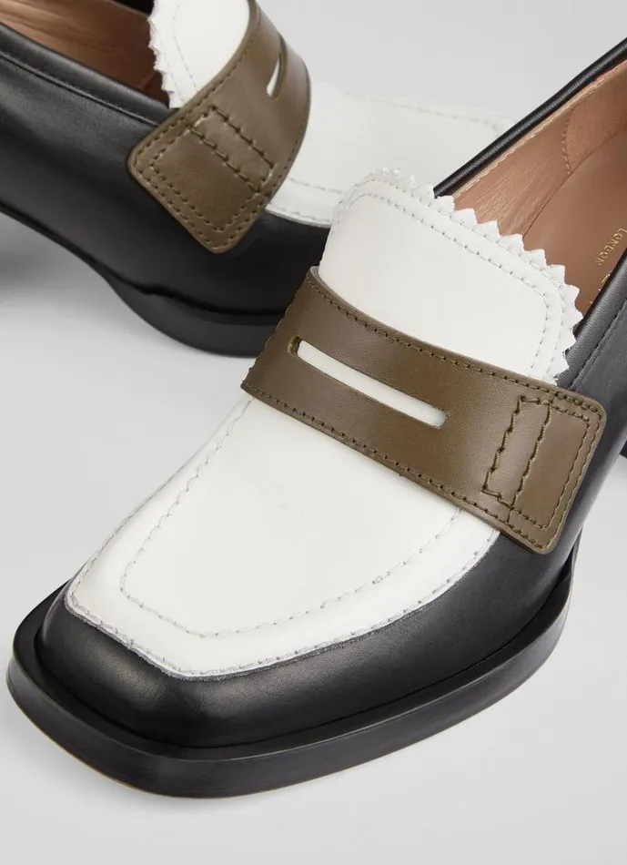 LKBennett Court Shoes Women Joss Multi Chunky Heel Welt Loafer LKBennett Court Shoes Women Joss Multi Chunky Heel Welt Loafer