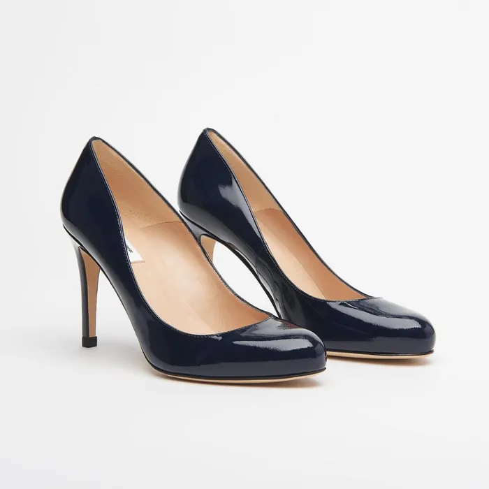 LKBennett Court Shoes Women Stila Navy Patent Courts LKBennett Court Shoes Women Stila Navy Patent Courts