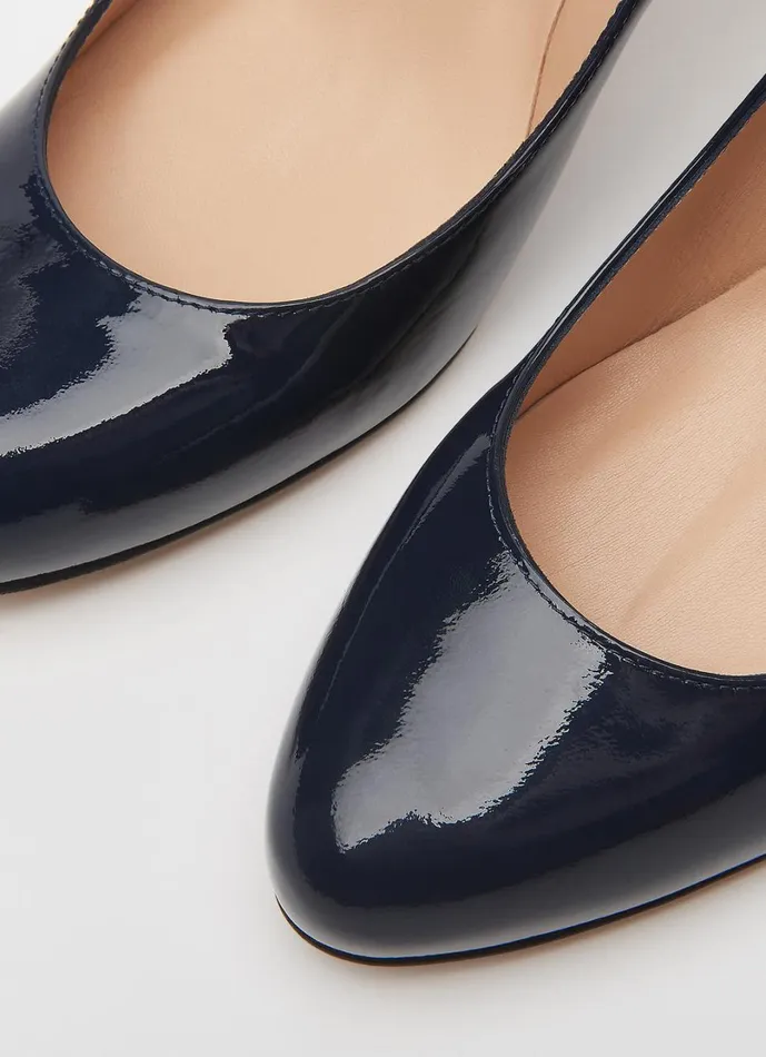 LKBennett Court Shoes Women Stila Navy Patent Courts LKBennett Court Shoes Women Stila Navy Patent Courts