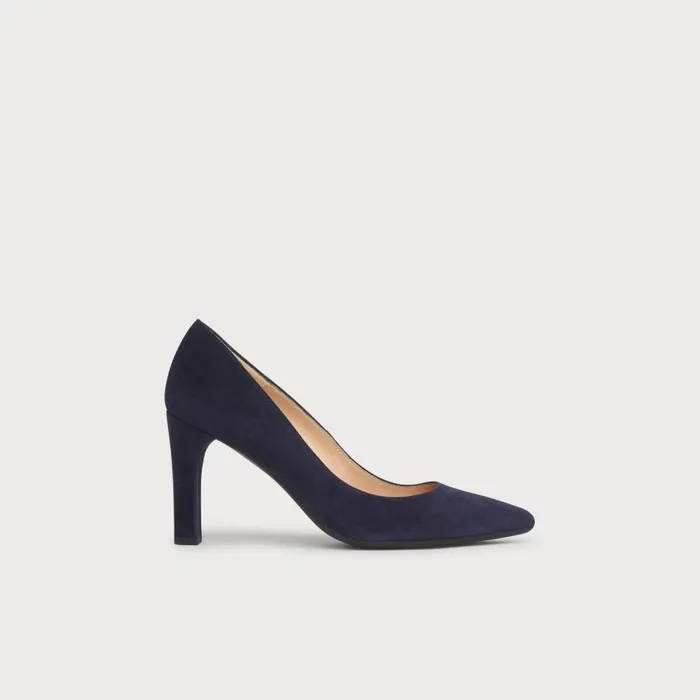 LKBennett Court Shoes Women Tess Navy Suede Courts