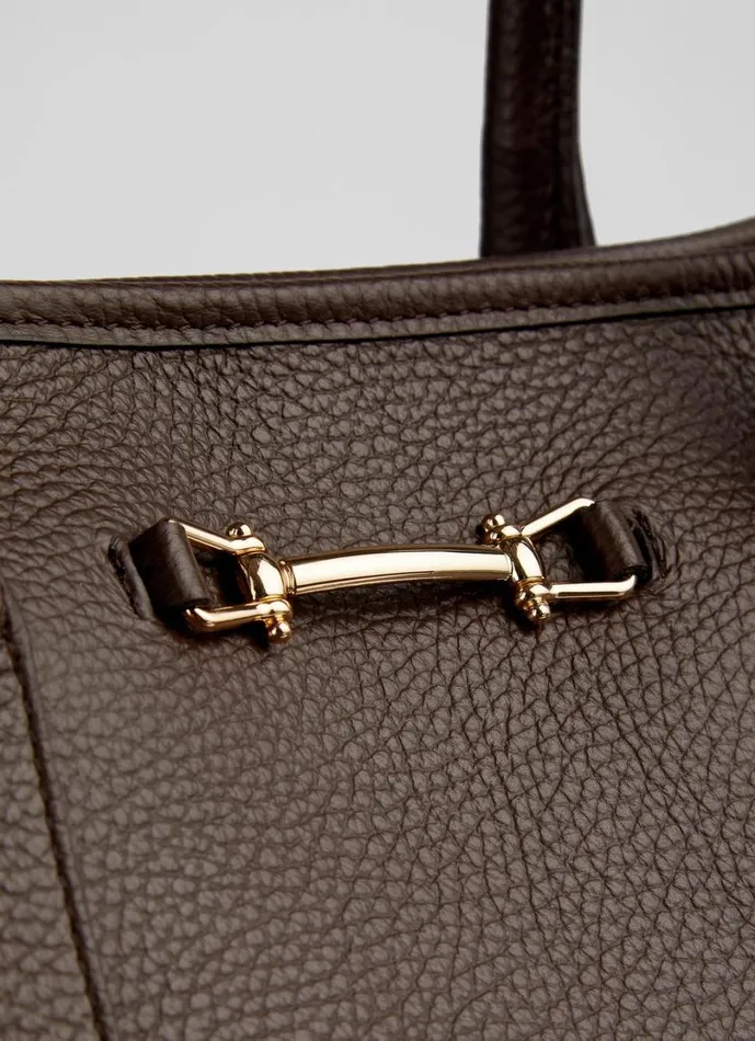 LKBennett Tote Bags Women Lauren Chocolate Work Tote Bag