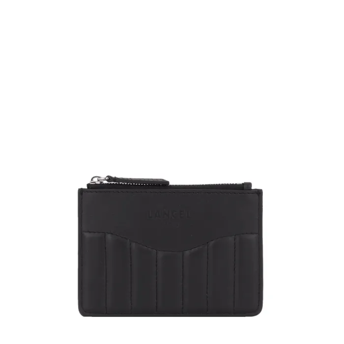 L Zip Card Holder Black Women Lancel Card Holder
