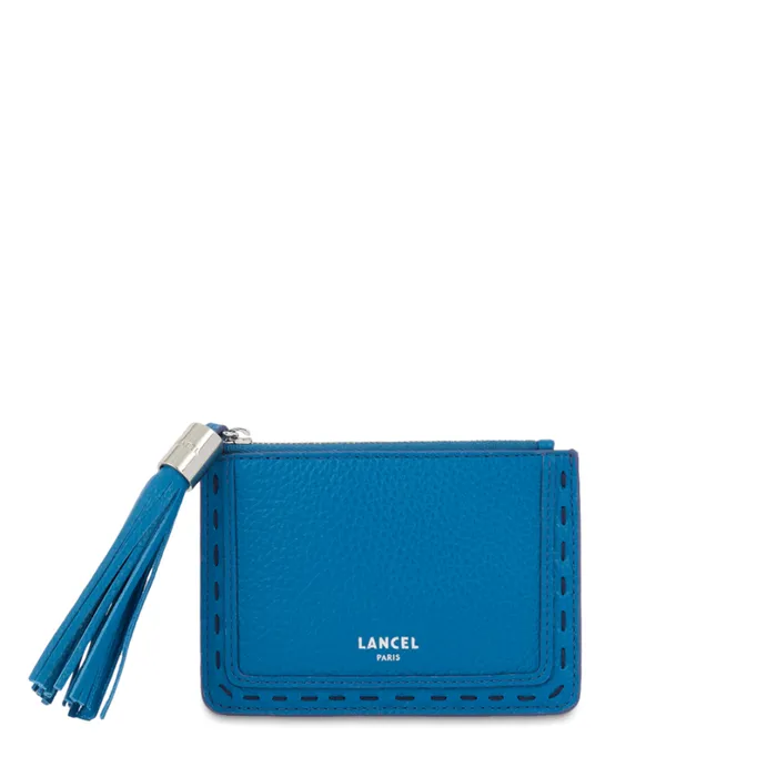 L Zip Cardholder Cobalt Women Lancel Card Holder