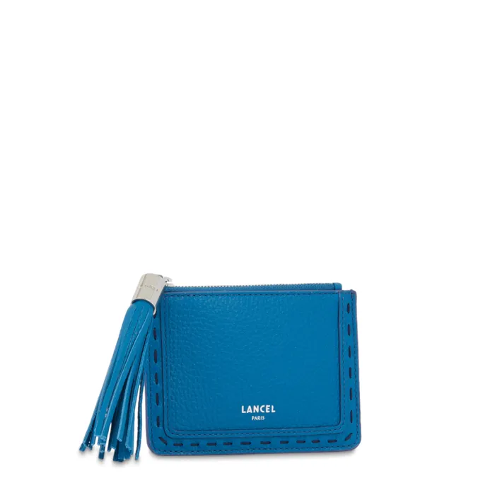 L Zip Cardholder Cobalt Women Lancel Card Holder