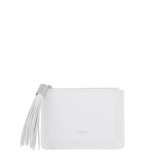 L Zip Cardholder Optic White Women Lancel Purse