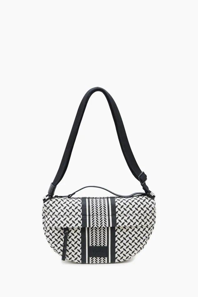 Lala Berlin Bags Crossbody Melly Canvas Heritage Stripe Black 8211 Women