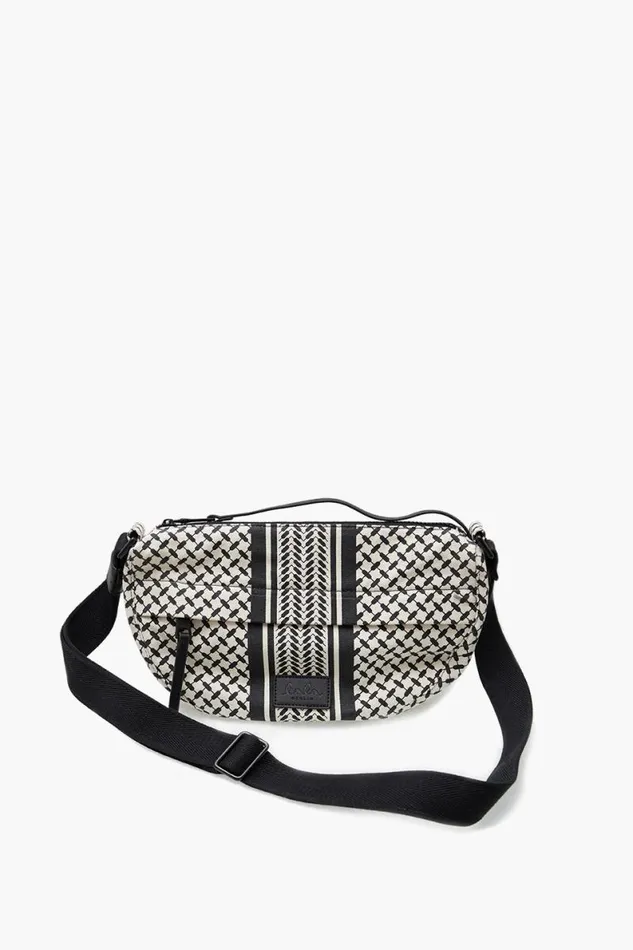 Lala Berlin Bags Crossbody Melly Canvas Heritage Stripe Black 8211 Women