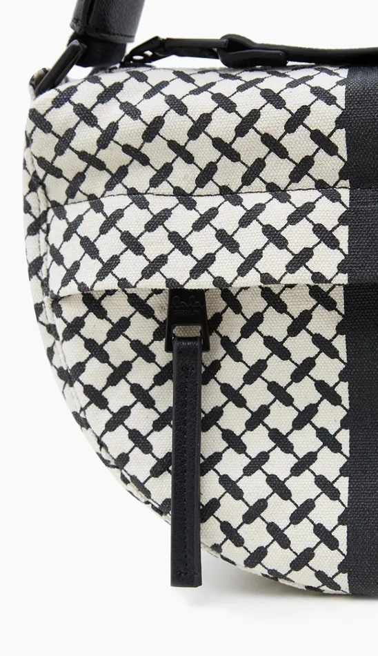 Lala Berlin Bags Crossbody Melly Canvas Heritage Stripe Black 8211 Women