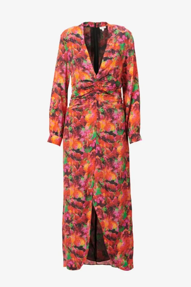 Lala Berlin Dresses Dress Damala Viscosesilk Blend Shibori Flower 8211 Women
