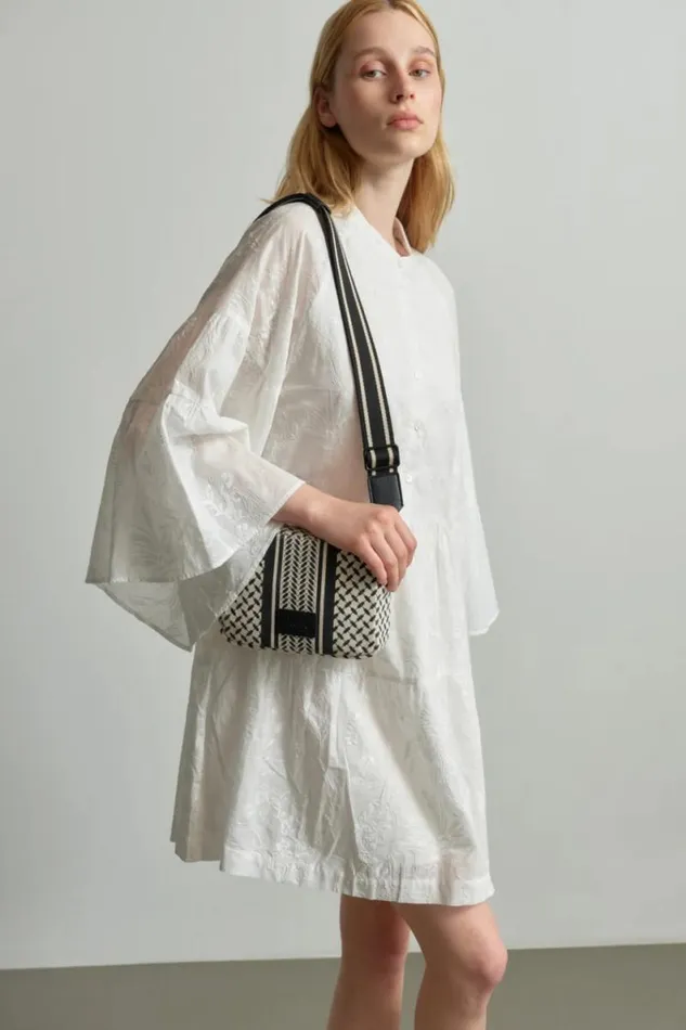 Lala Berlin Dresses Dress Delmar Cotton Embroidery White 8211 Women