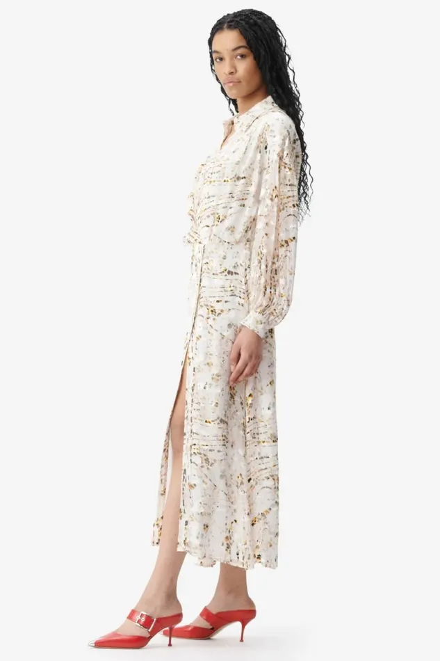Lala Berlin Dresses Dress Dijan Viscosesilk Blend Stripy Leo 8211 Women