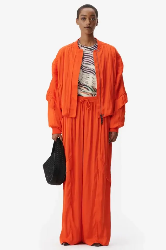 Lala Berlin Pants and Skirts Pants Perre Polyester Mix Paprika 8211 Women
