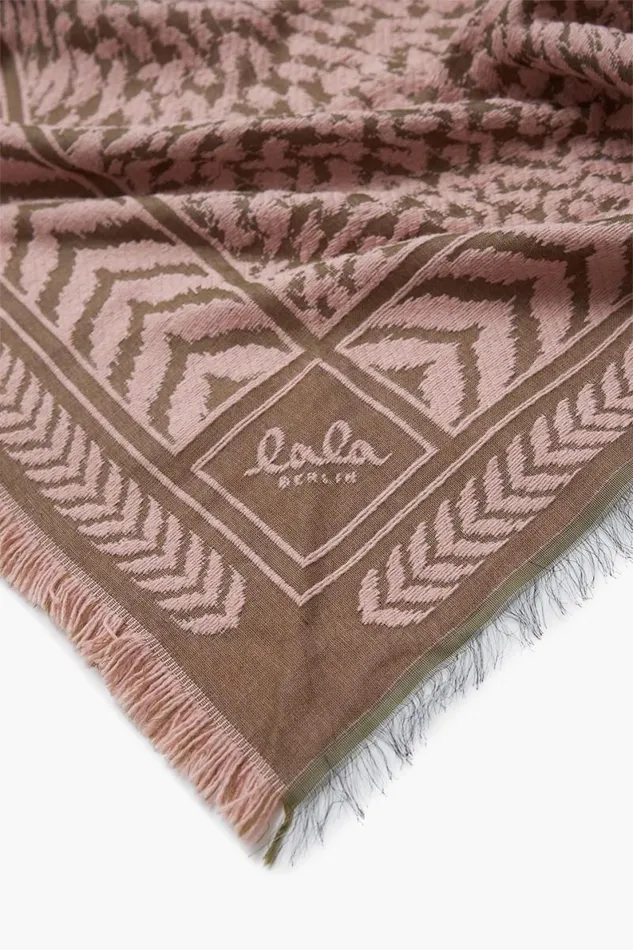 Lala Berlin Scarves and Triangles Triangle Anmye Wool Mix Powderpink 8211 Women