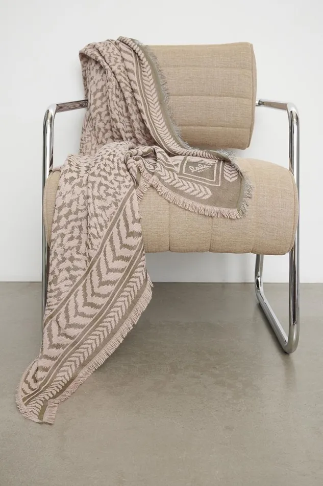 Lala Berlin Scarves and Triangles Triangle Anmye Wool Mix Powderpink 8211 Women