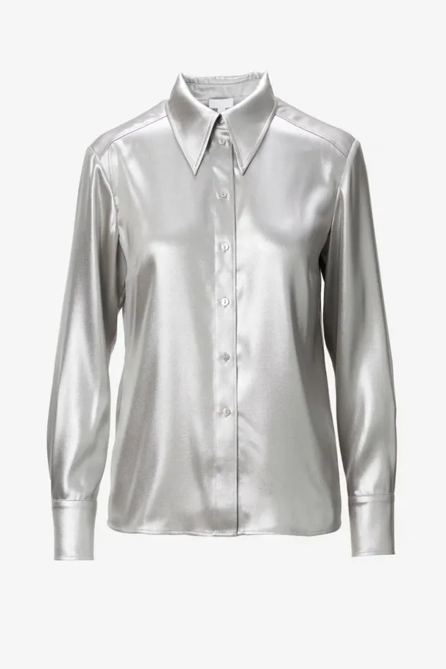 Lala Berlin Shirts and Blouses Blouse Bemara Polyester Silver 8211 Women