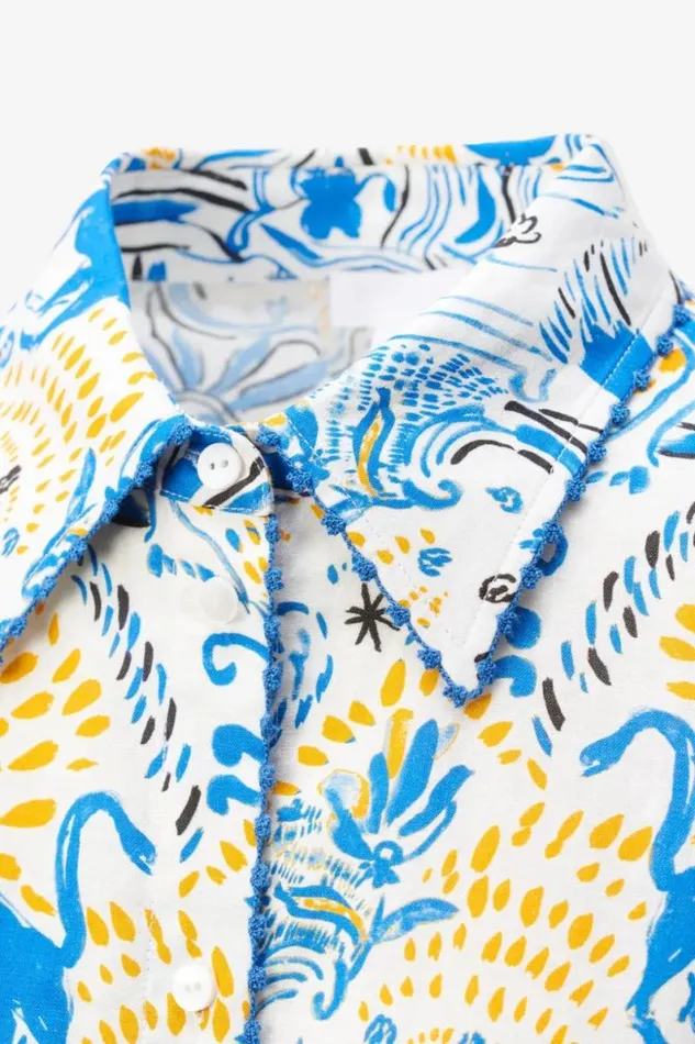 Lala Berlin Shirts and Blouses Blouse Betta Linenviscose Blend Magic Garden Day 8211 Women