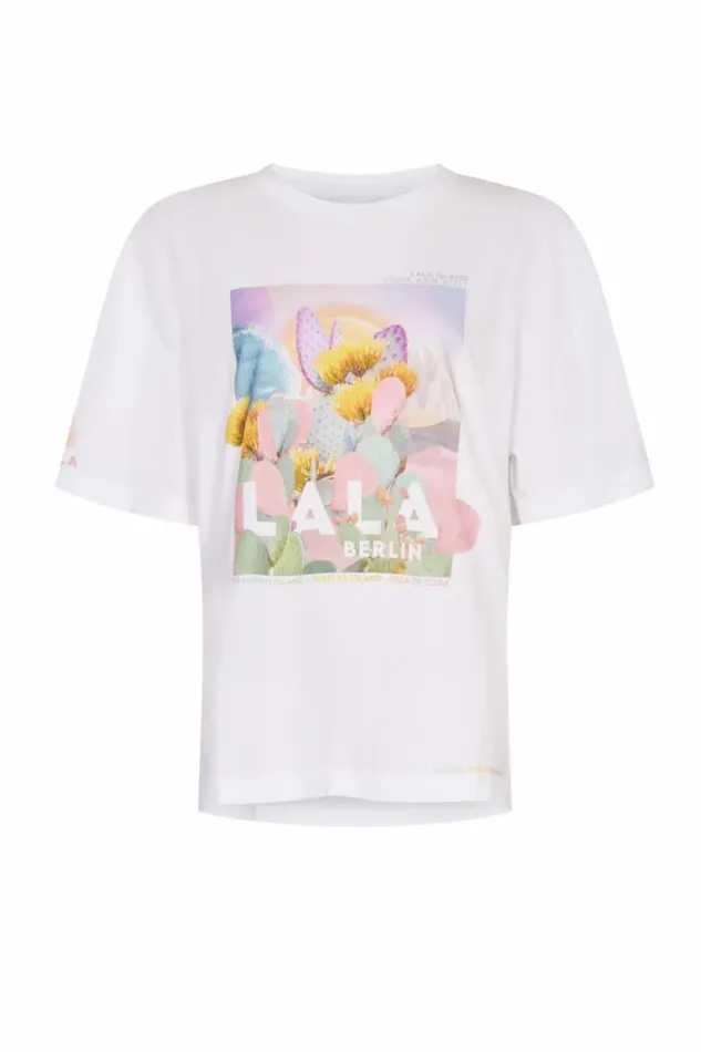 Lala Berlin Shirts and Blouses TShirt Celia Cotton Lala Desert 8211 Women