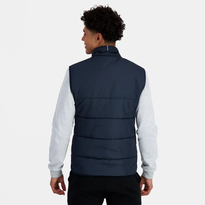 Le Coq Sportif Essentiels Down Jacket Sans Manche Sky Captain Men Jackets