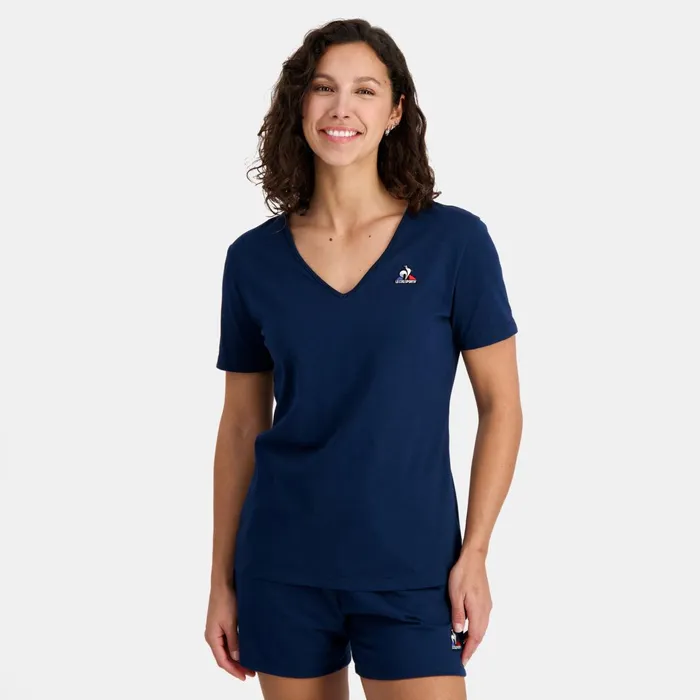 Le Coq Sportif Essentiels TShirt Victory Blue Women Tshirts Polos Shirts And Tops